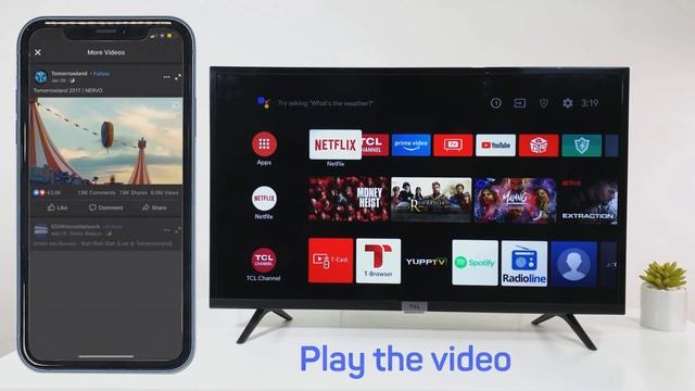 Cast to TV Chromecast Best App to cast your phone смотреть онлайн
