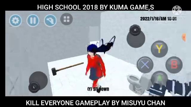 HIGH SCHOOL 2018 KILL EVERYONE GAMEPLAY || YANDERE SIMULATOR FANGAME смотреть онлайн