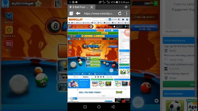 8 ball pool new mobile coins trick full method how to make billions coins "PART"2" смотреть онлайн
