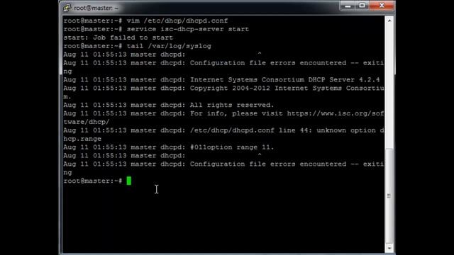 Creating a virtual cluster: Ubuntu. Part 3 (DHCP) смотреть онлайн