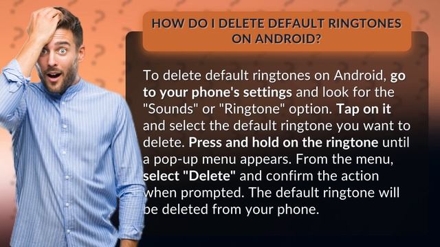 How do I delete default ringtones on Android? смотреть онлайн
