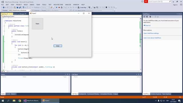 Hilos en Windows Forms C# Thread смотреть онлайн