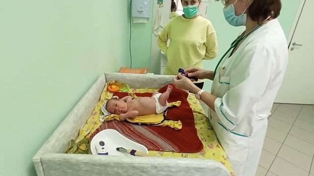 Осмотр недоношенного ребенка в 2 месяца