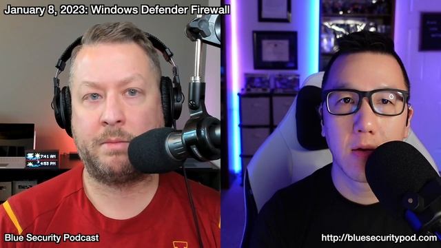 Blue Security Podcast - 2023-01-08 - Windows Defender Firewall смотреть онлайн