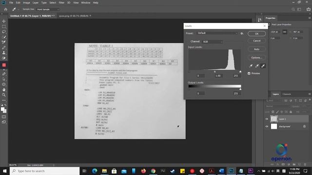 How To Fix Blur Document Image Become Clear | Photoshop смотреть онлайн