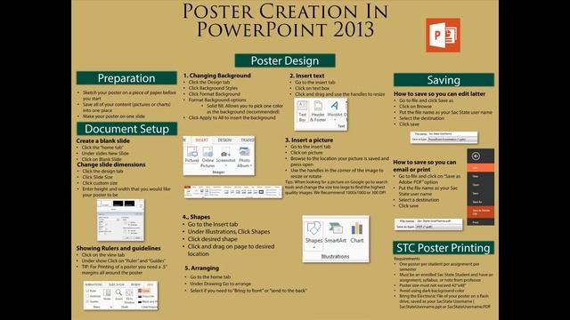 Here's How... Poster Creation in PowerPoint 2013 смотреть онлайн