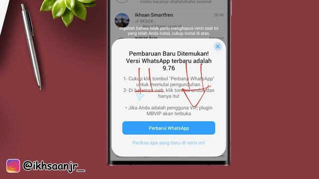 UPDATE TERUS😭 UPDATE MB WHATSAPP v9.76🥶 Cara Ubah Tampilan Whatsapp Android Menjadi Whatsapp iPhone смотреть онлайн