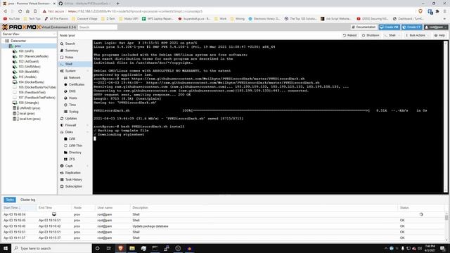 Proxmox Dark Mode смотреть онлайн