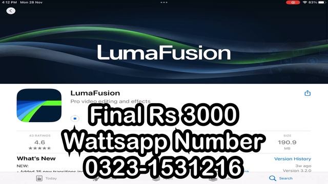 LumaFusion for cheap price download for I phone / pad смотреть онлайн
