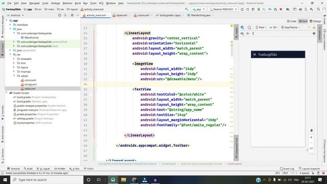 Fantasyslide navigation drawer in android in hindi 2021 смотреть онлайн