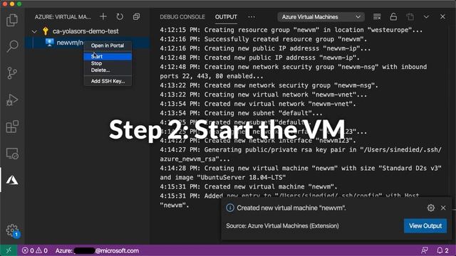 VS Code Tips: Create & Connect to an Azure VM in 3 steps смотреть онлайн