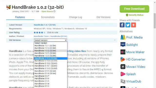 تقليل حجم الفيديو و الحفاظ عليه بجودة عالية | شرح برنامج HandBrake للكمبيوتر 32 بت و64 بت смотреть онлайн