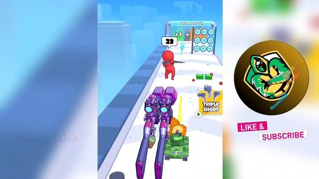 Weapon Master Run (LEVEL UP SHOOT) - Max Level ASMR Gameplay смотреть онлайн