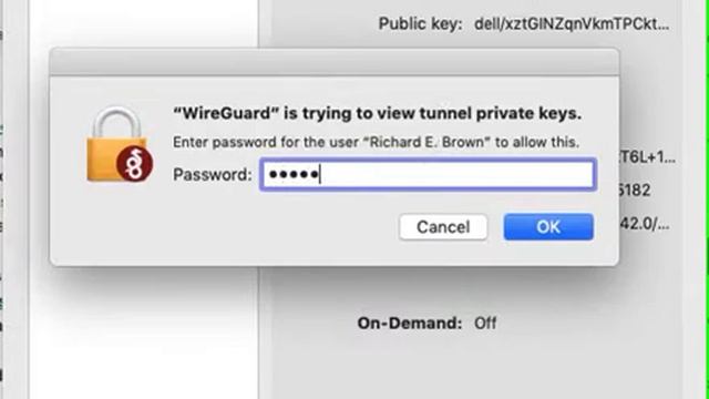 Can't modify Wireguard settings - password rejected смотреть онлайн