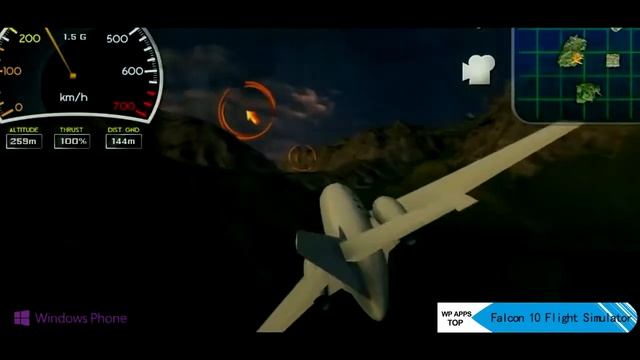 Falcon 10 Flight Simulator - WindowsPhone Gameplay смотреть онлайн