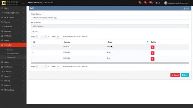 How to Add Ticker Widget Symbols into the B2Core Dashboard смотреть онлайн