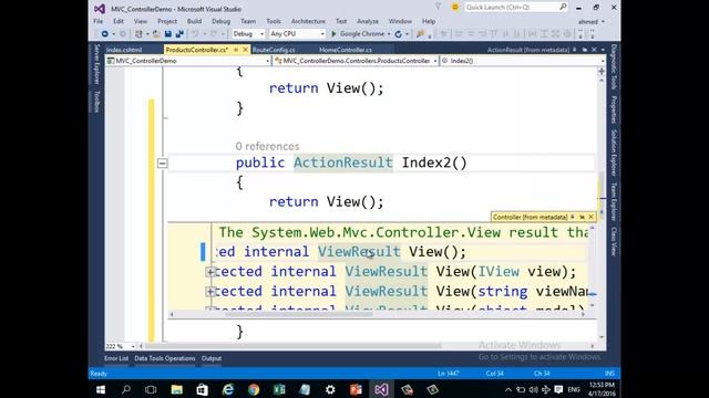 MVC 5 Controller смотреть онлайн