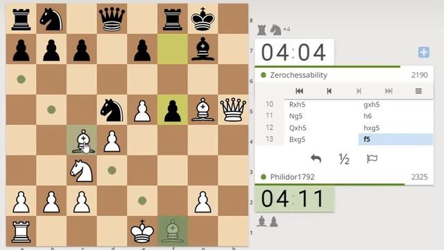 Черным не протянуть и 20-и ходов! Австрийская атака vs Защиты Пирца-Уфимцева. смотреть онлайн