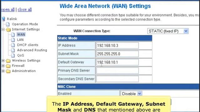 Procedure on how to configure Static Connection in CW-5350 using Windows XP смотреть онлайн