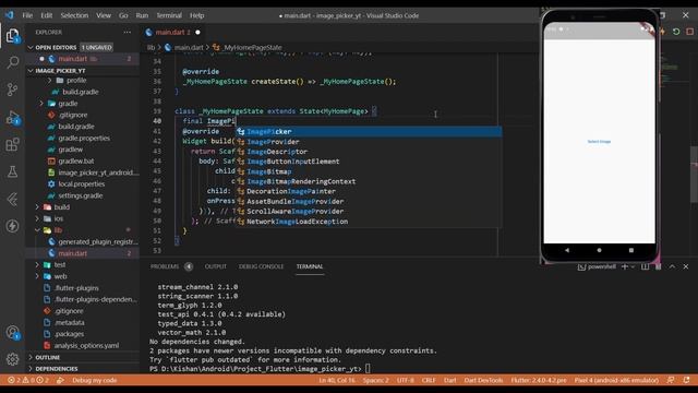 Single Image Picker - Flutter Package смотреть онлайн