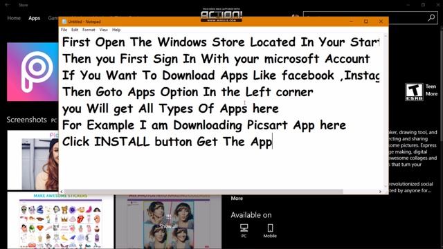 How To Download Apps From WINDOWS 10 STORE смотреть онлайн