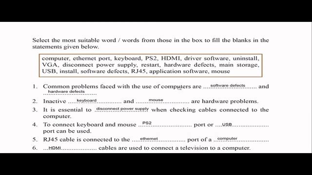 ICT Grade 8 (English Medium Work book) Chapter 2 - Configuring and Formatting a Computer смотреть онлайн