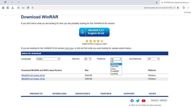 كيفية تحميل وتثبيت WINRAR باللغة العربية , الانجليزية , الفرنسية على جميع انظمة التشغيل 64بت , 32 ب смотреть онлайн
