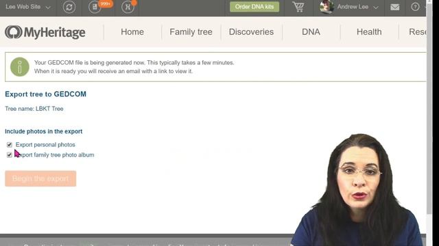 How to Save Gedcom Files to Transfer to Other Genealogy Websites смотреть онлайн