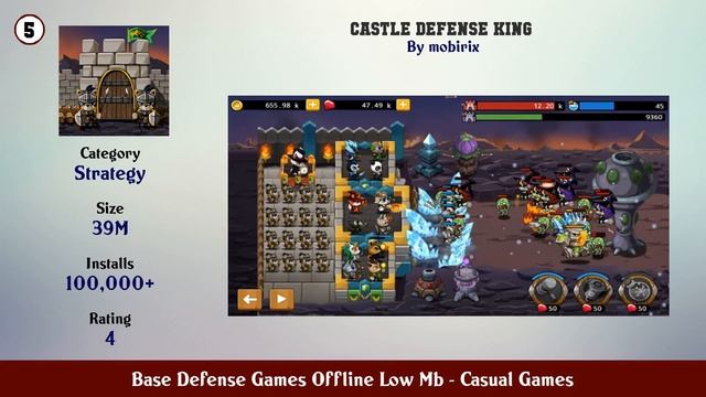 Top 10 Base Defense Games Offline Low Mb Android Gamesw mb смотреть онлайн