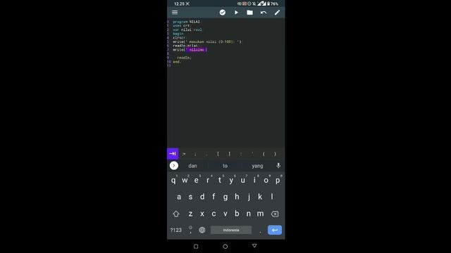 TUTORIAL MEMBUAT PROGRAM PASCAL NILAI DI APK PASCAL N IDE. смотреть онлайн
