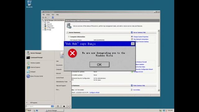 Microsoft Sam's computer get downgraded Clip 12: Windows Server 2008 смотреть онлайн