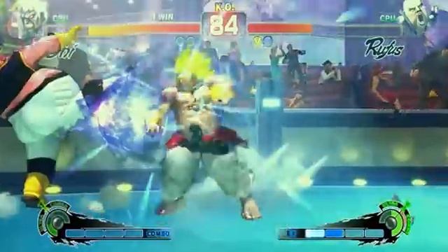 Oni (Broly) vs Rufus (Majin Buu) - SSF4 AE PC Mod смотреть онлайн