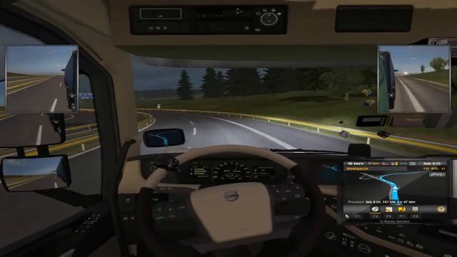 ETS2 #5 500 km i 140 km/h moje modyfikacje смотреть онлайн
