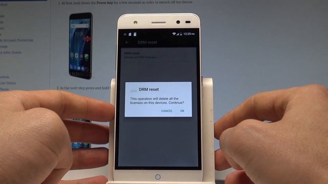 How to Reset DRM on ZTE Blade V7 Lite - Delete All Licences |HardReset.Info смотреть онлайн