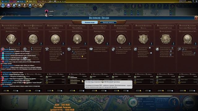 Мультиплеер Civilization 6 Клеопатра (Династия Птолемеев) смотреть онлайн