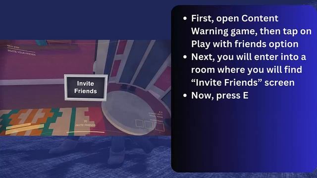How To Invite, Join & Play With Friends In Content Warning Game | #contentwarning