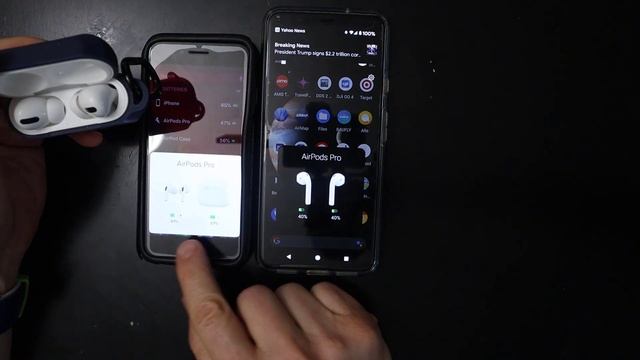 How To Check The Apple Airpods Pro Battery Life On An Android Phone смотреть онлайн