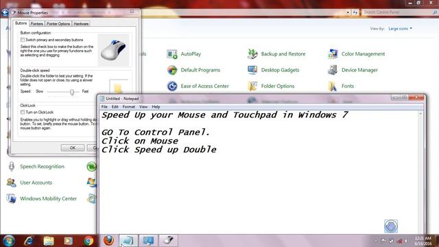 Speed Up your Mouse and Touchpad in Windows 7 смотреть онлайн