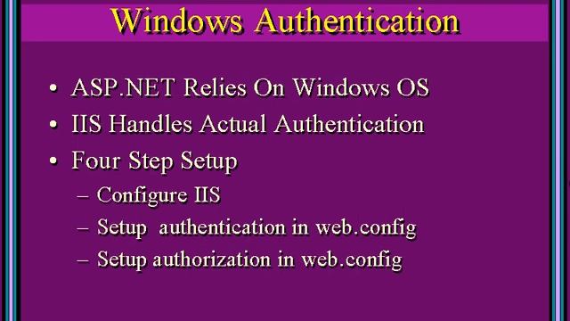 78 Windows Authentication смотреть онлайн