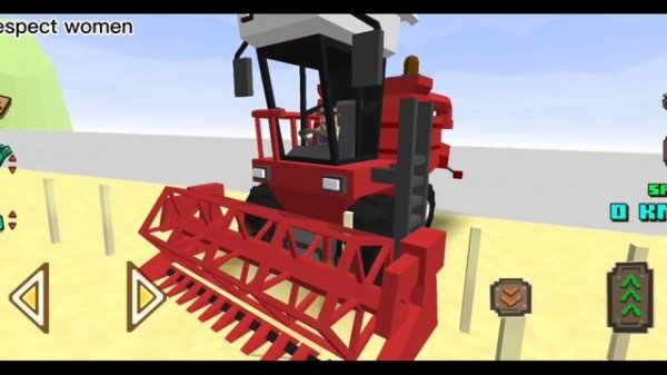 Android games - Blocky Farm Racing and simulator  | Farming game village Farms heavy farming machin