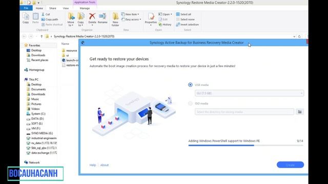 Synology Active Backup for Business Recovery Media Creator смотреть онлайн