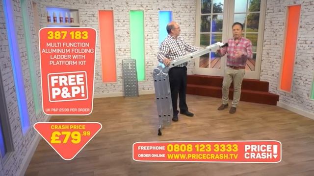 PriceCrash.tv - Super Amazing Multi Function Aluminium Folding Ladder смотреть онлайн