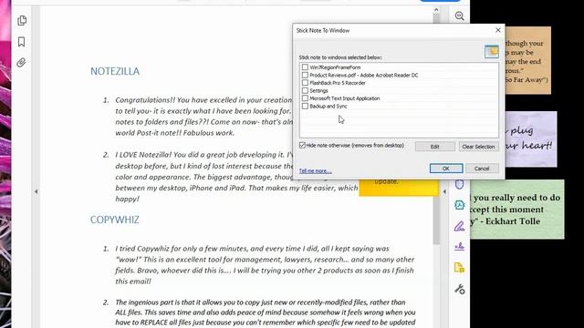 Windows: Attach sticky notes to PDF documents in Windows using Notezilla смотреть онлайн