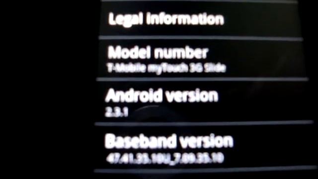 Gingerbread on myTouch Slide смотреть онлайн
