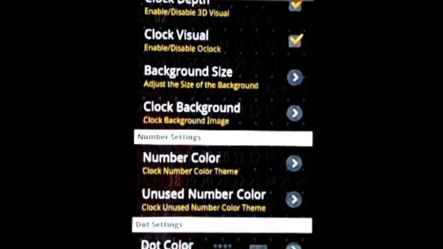Num clock Live Wallpaper for Android смотреть онлайн