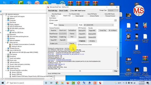Samsung M11 SM-M115F Android 11 FRP Google Account Remove UMT смотреть онлайн