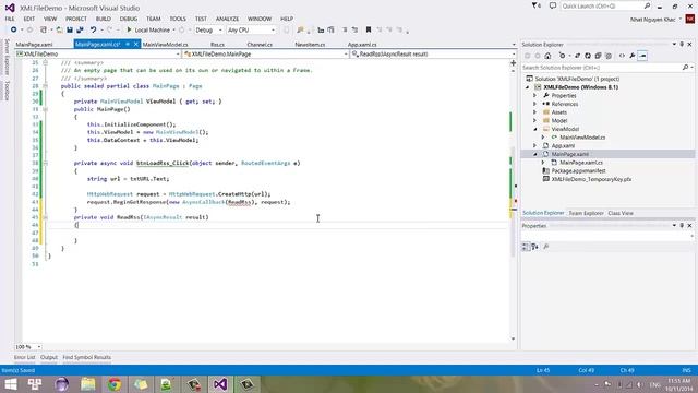 Windows Store App - Rss reader - Part 2 смотреть онлайн