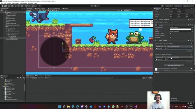 Unity 2D Platformer Tutorial 37 - Mobile Input смотреть онлайн