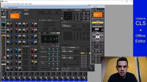 Yamaha CL5 - Offline Editor (english caption)