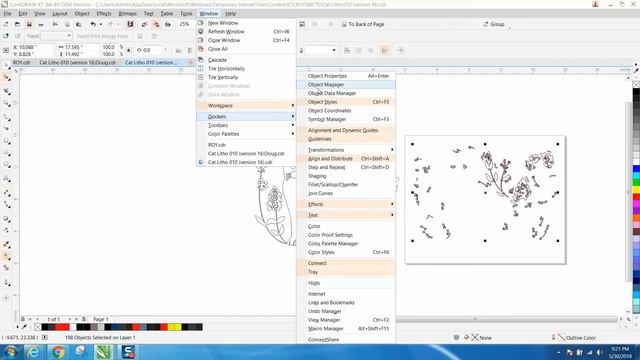 Corel draw Tips & Tricks Object Manager and how it can help you смотреть онлайн